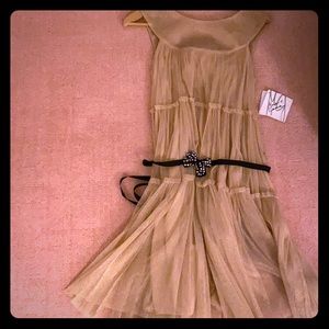 Badgley Mischka Gold Cocktail dress
